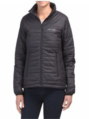 Marmot Women's Black Quilted Lightweight Puffer Jacket size Medium